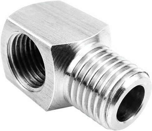 Beduan الفولاذ المقاوم للصدأ تجهيزات أنابيب الزهر 90 درجة شارع الكوع 3/4 "NPT ذكر x 3/4" NPT ذكر الماء الوقود الهواء in Kuwait