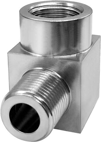 Beduan الفولاذ المقاوم للصدأ تجهيزات أنابيب الزهر 90 درجة شارع الكوع 3/4 "NPT ذكر x 3/4" NPT ذكر الماء الوقود الهواء in Kuwait