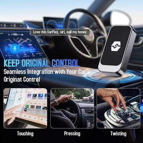 Wireless Carplay Adapter,Carplay Wireless Adapter,Converts Wired to Wireless Carplay Dongle for Wireless Control Plug & Play Carplay Fit for iPhone iOS Carplay Screen for Car A51 in Saudi Arabia