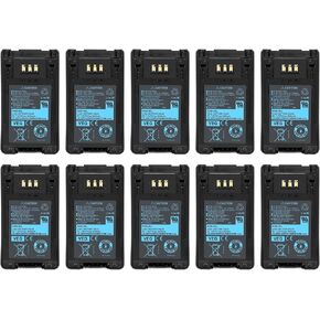 (10PCS) KNB-48L Battery KNB-47L Battery [Upgraded] for Kenwood NX200 Battery for Kenwood NX-200 NX-300 NX200 NX-200S NX-300S NX-200G NX-300G TK-5220 TK-5320 KNB-48 KNB-47 Battery