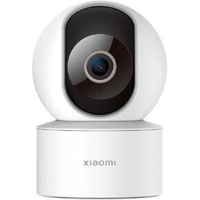 Xiaomi Smart Camera C200, 360° Vision, AI Human Detection, Clear and Crisp Video, Enhanced Night Vision, Full Encryption for Privacy Protection, Smart Voice Control, Fast Forward Playback Speed, White