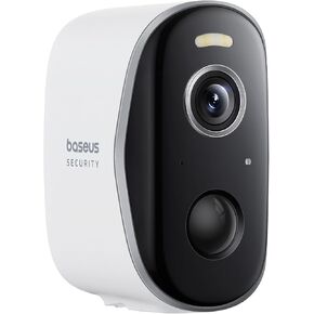 إضافة Baseus Wireless Outdoor N1 على كاميرا الأمان، تتطلب H1 HomeStation، ووضوح 2K HD، وعمر البطارية 210 يومًا، بدون رسوم شهرية، 145 درجة FOV، رؤية ليلية ملونة وIP67