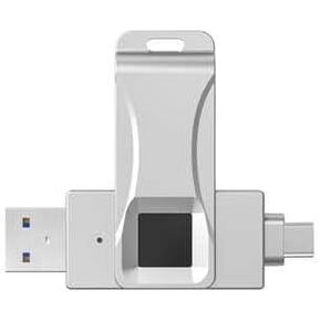 Rotary Case Fingerprint Fast Flash encryption, Designed for iOS Devices, for iPhone 15/15 pro/Android/MAC, Full Fingerprint 128G encryption