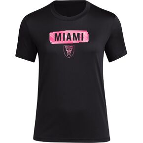 adidas Women's Inter Miami Cf Short Sleeve Pre-Game T-Shirt in Saudi Arabia