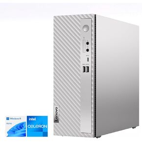 Lenovo IdeaCentre 3 Small Slim Desktop Computer for Daily Use, Intel Processor, 16GB RAM, 1TB SSD, HDMI, RJ-45 Ethernet, 6 USB Ports, Wi-Fi 6, Bluetooth, Wired KB & Mouse, Windows 11 Home, Grey