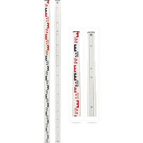 7M Fiberglass Leveling Rod-Meter, 6 Sections with Extendable Leveling Tool with Clear Markings for Precise Measurements-Heavy-Duty Carrying Bags Included (7M-6Section)