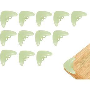 Jade-Colored Baby Corner Protectors - Furniture Edge and Corner Safety Guards for Tables - Cushion Bumpers to Childproof Sharp Edges-8Pcs