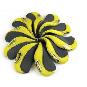 Scorpion Premium Golf Iron Club Head Covers Neoprene, Set of 10