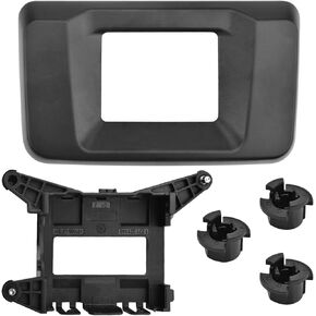 Front Bumper Distance Sensor Milliwave Radar Cover Compatible with Honda Accord 2018-2022 Replace 36809TVAA12, Cruise Sensor Control Body Bracket Base and Alignment Mounting Clips Kit