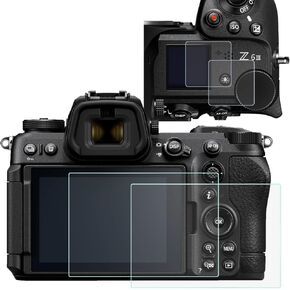 واقي شاشة LCD علوي Z6 III لكاميرا Nikon Z6 III z6 iii الرقمية، غطاء زجاجي مقوى فائق الوضوح بصلابة 9H لكاميرا Nikon Z6 III z6 iii-2+2، شفاف