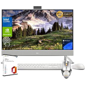 Dell Inspiron 7000 All-In-One Desktop, 27" FHD Touchscreen, Core 7 150U (10 cores), GeForce MX570A, 64 GB RAM, 4 TB SSD, Wi-Fi 6E, Windows 11 Pro, with Microsoft Office Lifetime License&Designed Mouse