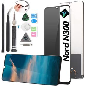 YWLRONG Screen Replacement for Oneplus Nord N300 5G LCD Display Touch Screen Digitizer Assembly with Tools(Black)