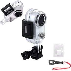 GO 3 Waterproof Housing Case for Insta360 GO 3 Action Camera Body Case, 40M Dive Protective Housing Shell with 1/4 Bracket Mount Accessories