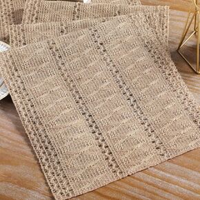 B-COOL مزرعة الخيش مفرش المائدة: 13x72 بوصة بوهو الجدول عداء Macrame المنسوجة الجدول المركزية لغرفة الطعام ديكور بني محايد ريفي عيد الشكر الخريف الجدول الديكور