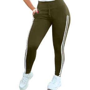 PINSV Women's Joggers Pants Running Sweatpants Athletic Workout Yoga Leggings with Pockets