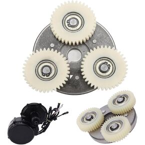 36T Electric Bike Motor Gear Clutch Kit, 70mm/88mm Nylon Gear Electric Bicycle Motor Replacement for Electric Bicycle Motor