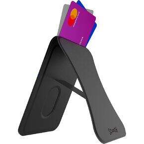 Scooch Magnetic Wallet [MagWallet 2.0] Compatible with MagSafe for iPhone with Phone Stand [Car Mount Compatible] Hidden Wallet, Holds 3 to 4 Cards, 5-in-1 MagSafe Card Holder