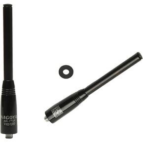 SMA Female NA-771R Dual Band Antenna 144/430MHZ Stubby Antenna for Baofeng BF-F8HP BF-888S UV-5R 5R Kenwood TK-208 TK-360G TK3230 TK-3160 Two Way Radio 2Pack