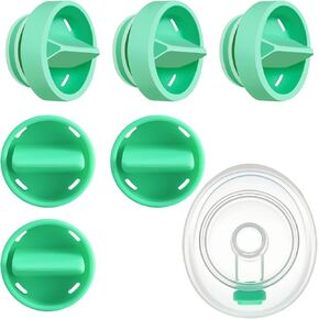 Duckbill Valves Compatible with Elvie Stride Pump Parts, 6 PCS Food Grade Silicone Replacement Parts Breast Feeding Valves, Not Original Elvie Pump Parts Accessories