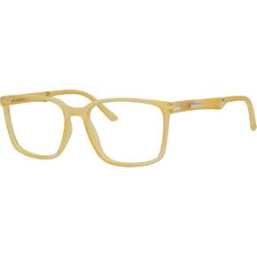 Eyekepper Reading Glasses Large Frame Square Readers Spring Hinges Men Women Champagne +3.00