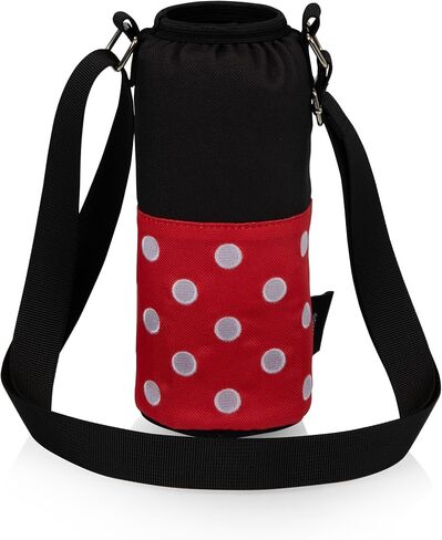 PICNIC TIME Disney Nightmare Before Christmas Jack Skellington Bottle Cooler Tote with Bottle, Water Bottle Carrier, (Black & White) in Saudi Arabia