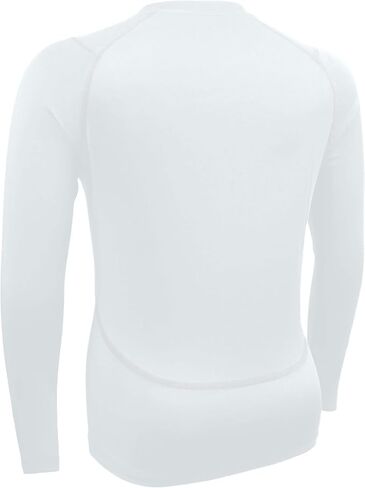 Boys Girls Compression Shirt Long Sleeve Athletic Sports Baselayer Youth Baseball Football Undershirt in Saudi Arabia