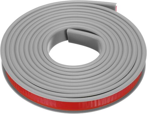 uxcell U-Shape Edge Banding، 9.8ft x 15mm TPE حواف القشرة ذاتية اللصق، حواف من الخشب الرقائقي، واقي حافة الأثاث المرن لاستعادة رف الخزانة على سطح الطاولة (رمادي) in Saudi Arabia