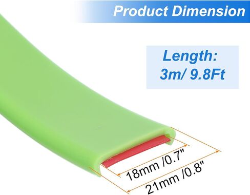 uxcell U-Shape Edge Banding، 9.8ft x 15mm TPE حواف القشرة ذاتية اللصق، حواف من الخشب الرقائقي، واقي حافة الأثاث المرن لاستعادة رف الخزانة على سطح الطاولة (رمادي) in Saudi Arabia