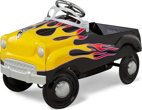 Kid Trax Toddler Classic Pedal Car, Kids 3-5 Years Old, Max Weight 60 lbs, Durable Steel, Fire Truck in Saudi Arabia