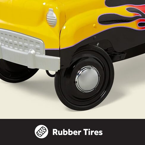 Kid Trax Toddler Classic Pedal Car, Kids 3-5 Years Old, Max Weight 60 lbs, Durable Steel, Fire Truck in Saudi Arabia