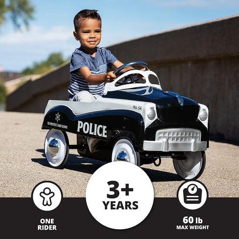 Kid Trax Toddler Classic Pedal Car, Kids 3-5 Years Old, Max Weight 60 lbs, Durable Steel, Fire Truck in Saudi Arabia