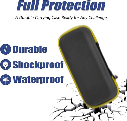 حقيبة تخزين متوافقة مع مضخة هواء محمولة، ضاغط هواء 120 رطل لكل بوصة مربعة، حقيبة تخزين منفاخ إطارات السيارة لكابل USB، بيت الهواء، الموصل والملحقات (الصندوق فقط) - أسود in Kuwait