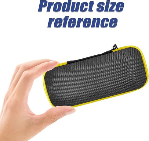 حقيبة تخزين متوافقة مع مضخة هواء محمولة، ضاغط هواء 120 رطل لكل بوصة مربعة، حقيبة تخزين منفاخ إطارات السيارة لكابل USB، بيت الهواء، الموصل والملحقات (الصندوق فقط) - أسود in Kuwait