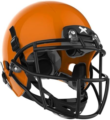 خوذة كرة القدم Xenith Varsity X2E مع قناع الوجه XRS21X (الفولاذ الكربوني) - هيكل من البولي كربونات خفيف الوزن، مع ملاءمة قابلة للتكيف من الأمام إلى الخلف - تزن 4 أرطال - مقاسات البالغين in Kuwait