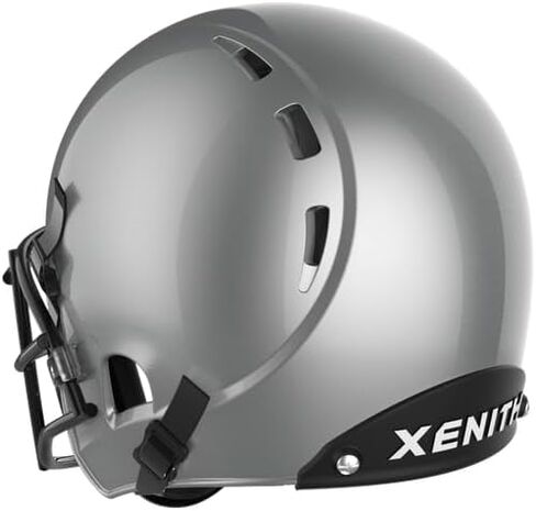 خوذة كرة القدم Xenith Varsity X2E مع قناع الوجه XRS21X (الفولاذ الكربوني) - هيكل من البولي كربونات خفيف الوزن، مع ملاءمة قابلة للتكيف من الأمام إلى الخلف - تزن 4 أرطال - مقاسات البالغين in Kuwait