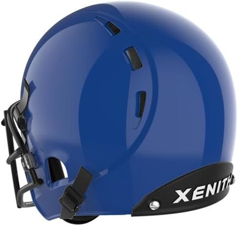 خوذة كرة القدم Xenith Varsity X2E مع قناع الوجه XRS21X (الفولاذ الكربوني) - هيكل من البولي كربونات خفيف الوزن، مع ملاءمة قابلة للتكيف من الأمام إلى الخلف - تزن 4 أرطال - مقاسات البالغين in Kuwait