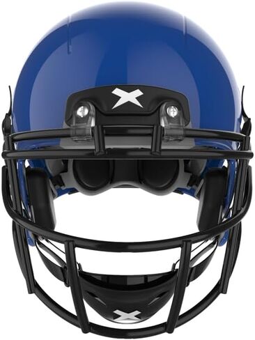 خوذة كرة القدم Xenith Varsity X2E مع قناع الوجه XRS21X (الفولاذ الكربوني) - هيكل من البولي كربونات خفيف الوزن، مع ملاءمة قابلة للتكيف من الأمام إلى الخلف - تزن 4 أرطال - مقاسات البالغين in Kuwait