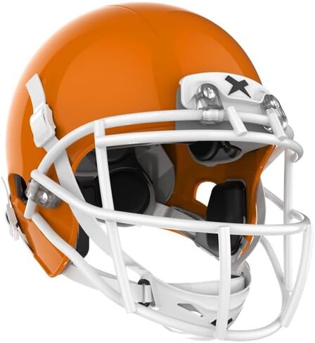 خوذة كرة القدم Xenith Varsity X2E مع قناع الوجه XRS21X (الفولاذ الكربوني) - هيكل من البولي كربونات خفيف الوزن، مع ملاءمة قابلة للتكيف من الأمام إلى الخلف - تزن 4 أرطال - مقاسات البالغين in Kuwait