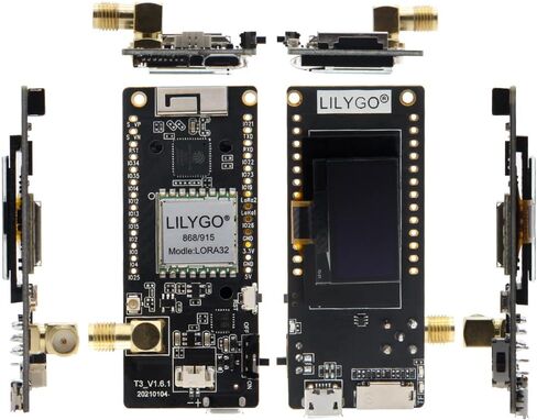 LILYGO LoRa32 915Mhz ESP32 Development Board OLED 0.96 Inch SD Card BLE WiFi TTGO Paxcounter Module in Saudi Arabia