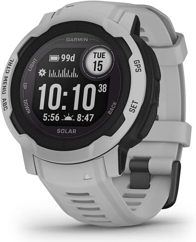 ساعة ذكية Garmin Instinct 2X Solar التكتيكية الخارجية بنظام تحديد المواقع العالمي - مصباح يدوي، شحن بالطاقة الشمسية، تتبع اللياقة البدنية والنوم - حزمة مع واقيات شاشة PlayBetter وشاحن محمول، أسود in Saudi Arabia