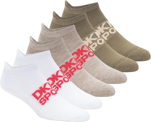 DKNY Women's 6 Pack Sport Cushion Low Cut Socks in Saudi Arabia