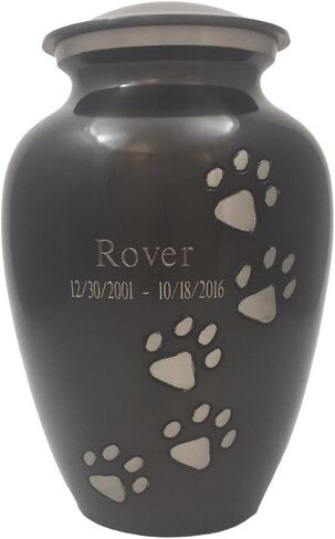 Pawsitive Reflection, Small Pet Urn, Slate/Pewter in Saudi Arabia