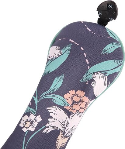 SHABIER Beautiful Floral Pattern Background Golf Head Cover for Head Club in Kuwait