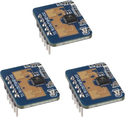 3pcs LD2410C Human Presence Radar Sensor Module HLK-LD2410 Sensor Module LD2410 Millimeter Wave Radar Sensor Module Non Contact 24GHz ISM Band Serial Port IO Level Output in Saudi Arabia
