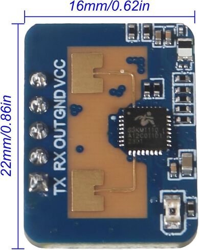 3pcs LD2410C Human Presence Radar Sensor Module HLK-LD2410 Sensor Module LD2410 Millimeter Wave Radar Sensor Module Non Contact 24GHz ISM Band Serial Port IO Level Output in Saudi Arabia