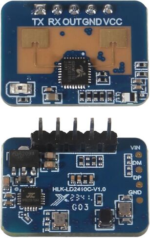 3pcs LD2410C Human Presence Radar Sensor Module HLK-LD2410 Sensor Module LD2410 Millimeter Wave Radar Sensor Module Non Contact 24GHz ISM Band Serial Port IO Level Output in Saudi Arabia