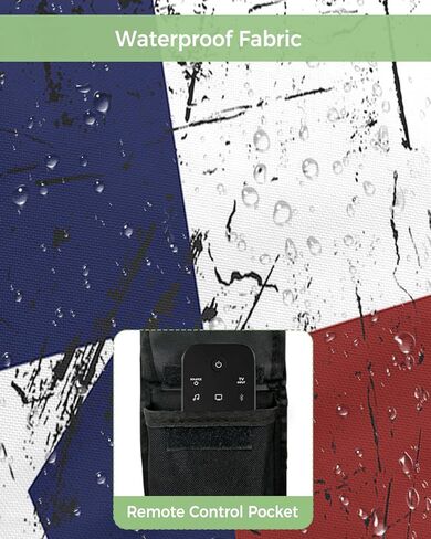 غطاء تلفزيون خارجي للرابع من يوليو مقاس 43 بوصة، غلاف تلفزيون بعلم تكساس العتيق، أغطية تلفزيون العلم الأمريكي لعيد الاستقلال للعطلات الخارجية، واقي شاشة عرض التلفزيون مع جيب للتحكم عن بعد in Kuwait