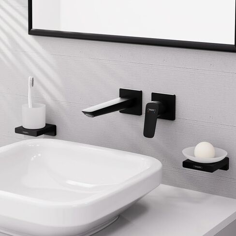 hansgrohe Logis Fine Modern 1-Handle 1-Hole 7-inch Tall Bathroom Sink Faucet in Chrome, 71253001 in Saudi Arabia