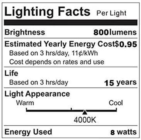 E12 Edison Candelabra LED Bulb,100 watt Equivalent Candelabra Dimmable Chandelier Light Bulbs 8W 2700K Warm White Clear 800lm E12 Vintage LED Filament Vintage Candle Bulb with Decorative,4.85in,4-Pack in Saudi Arabia