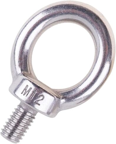304 Stainless Steel M10Thread Machinery Shoulder Lifting Forged Eye Bolts (Pack of 5) in Saudi Arabia